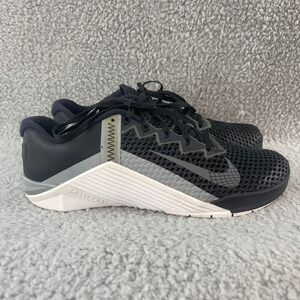 Nike Metcon 6 Mens Size 9 Black White Training Running athletic Shoes CK9388-030
